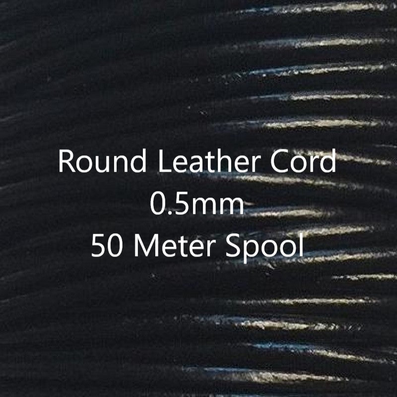 6.0 mm Round Leather Cord, 5 Meters Faux Suede Round Leather Cord