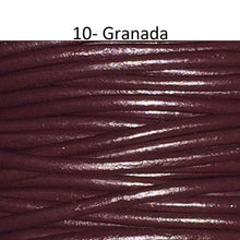 Round Leather Cord, 0.5mm, 10 Meter Spool - Leather Cord and More, Round Leather Cord, 0.5mm - Leather Cord