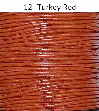 Buy Cowhide Leather Jewelry Cord - 3mm-27406 - Red at wholesale