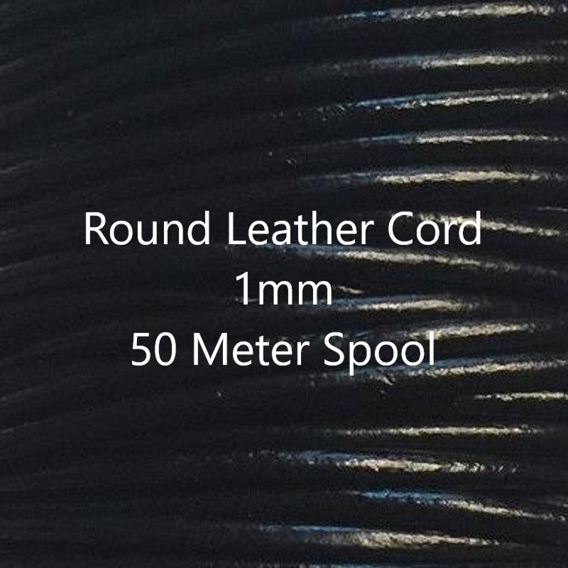 1MM Leather Cord-Metallic Gold (25 yards)