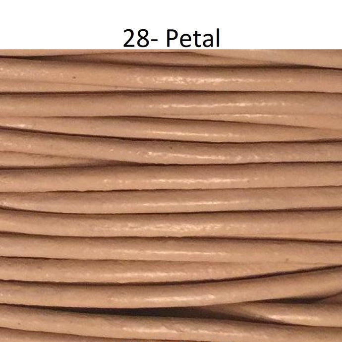 2m Leather Cord/round and Flat Genuine Leather String/high Quality