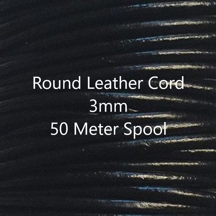 Needle felting supplies Leather cord round leather cord 3mm original color  real leather strip leather rope leather string