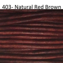 Round Leather Cord, 5.0 mm, 25 Meter Spool - Leather Cord and More, Round Leather Cord, 5.0mm - Leather Cord