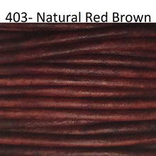 Round Leather Cord, 1.0mm, 2 Meter Pack - Leather Cord and More, Round Leather Cord, 1.0mm - Leather Cord