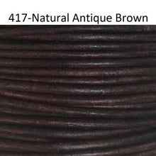 Round Leather Cord, 5.0 mm, 25 Meter Spool - Leather Cord and More, Round Leather Cord, 5.0mm - Leather Cord