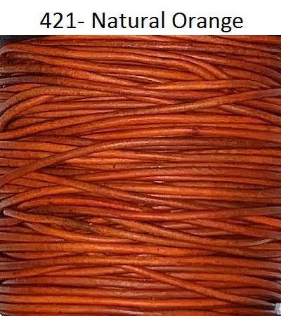 Greek Leather Cord - Natural 2.5mm