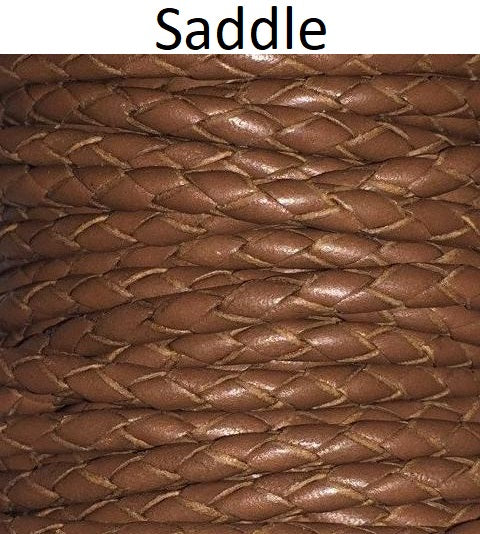 5mm Saddle Tan, Braided Bolo Cord, Leather, #M-1633-STAN – Weaver Leather  Supply