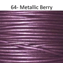 Round Leather Cord, 1.5mm, 10 Meter Spool - Leather Cord and More, Round Leather Cord, 1.5mm - Leather Cord