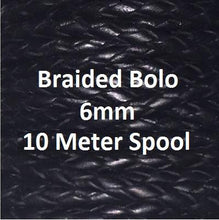 Braided Bolo Cord, 6mm, 10 Meters - Leather Cord and More, Braided Bolo Cord, 6mm - Leather Cord