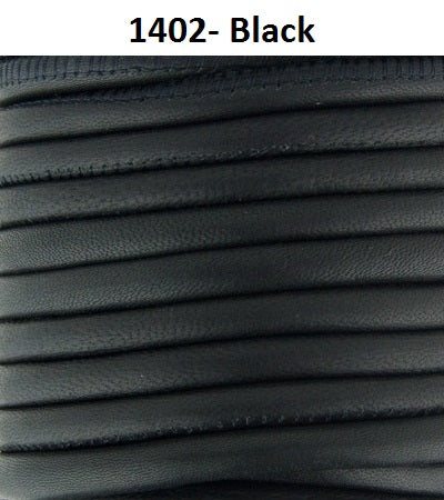 Black Nappa Leather, 1/2 In. Width, 10 Inch Strip - Jewelry Stringing  Supplies