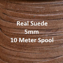 Real Suede Lace, 5mm, 10 Meters