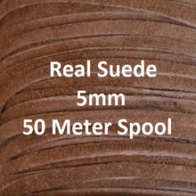 Real Suede Lace, 5mm, 50 Meters